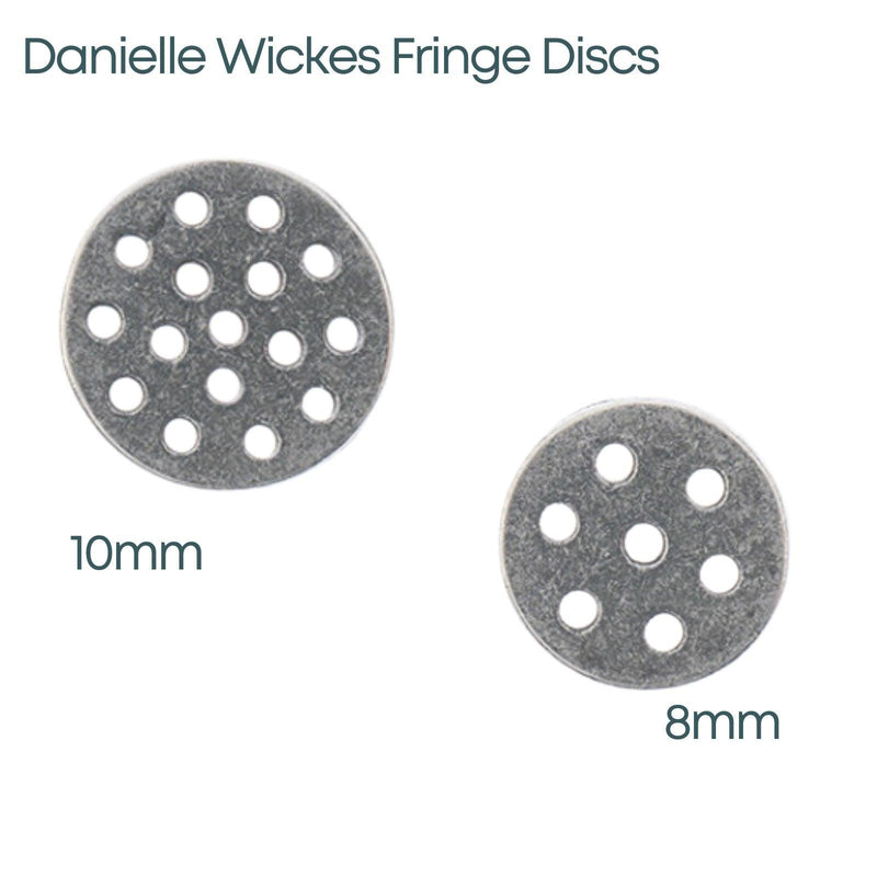 Danielle Wickes Fringe Discs, for Fringe Earrings, 8 or 10mm - The Argus Collection