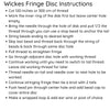 Danielle Wickes Fringe Discs, for Fringe Earrings, 8 or 10mm - The Argus Collection