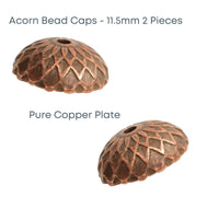 Acorn Caps, Nunn Design, 3 Finishes, 2 Pieces - The Argus Collection