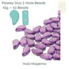 Paisleyduo Beads, 10g, Halo Collection - The Argus Collection