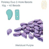 Paisleyduo Beads, 10g, Metallic Collection - The Argus Collection