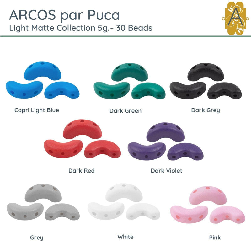 Arcos, Light Matte Collection, 5g. 8 Colors - The Argus Collection