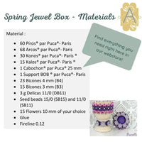 Spring Box or Pendant Pattern par Puca - The Argus Collection