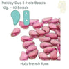 Paisleyduo Beads, 10g, Halo Collection - The Argus Collection