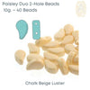 Paisleyduo Beads, 10g, Chalk Collection - The Argus Collection