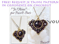 Je t'Aime Pendant Patter - The Argus Collection