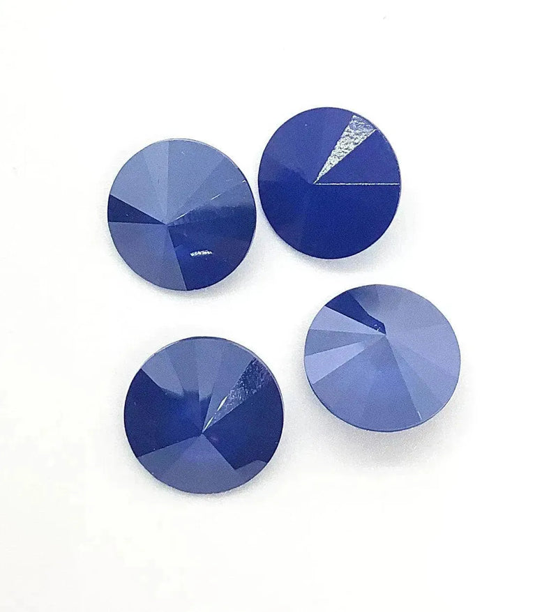 Brilliance Crystal Rivolis, 1122, 14mm, Custom Coating, 4 Colors - The Argus Collection